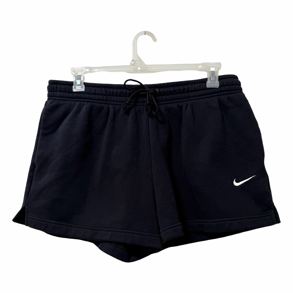Nike Womens Phoenix Fleece 4" Mid Rise Shorts Size XL Elastic Waist Gym Training